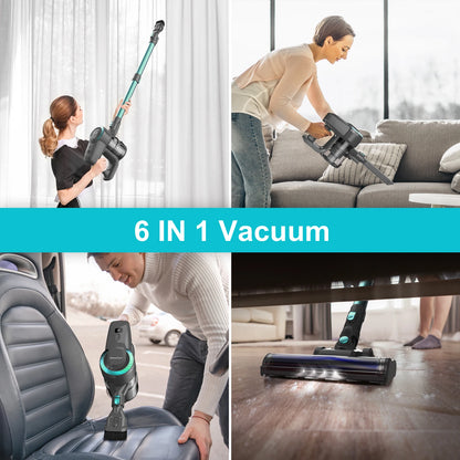 YISORA N300 Cordless Upright Vacuum Cleaner 20Kpa