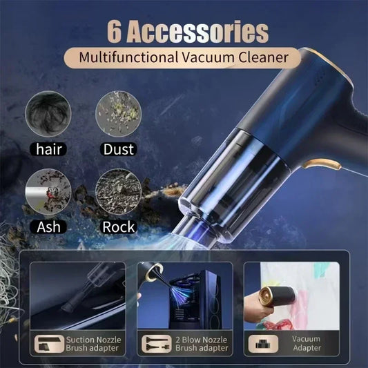 CENRR 98000PA Mini Cordless Car Vacuum Cleaner